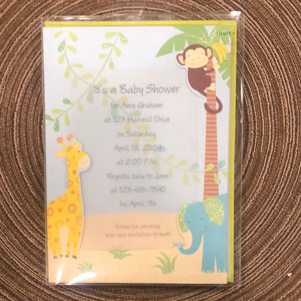 Printable Invitations Jungle Themed